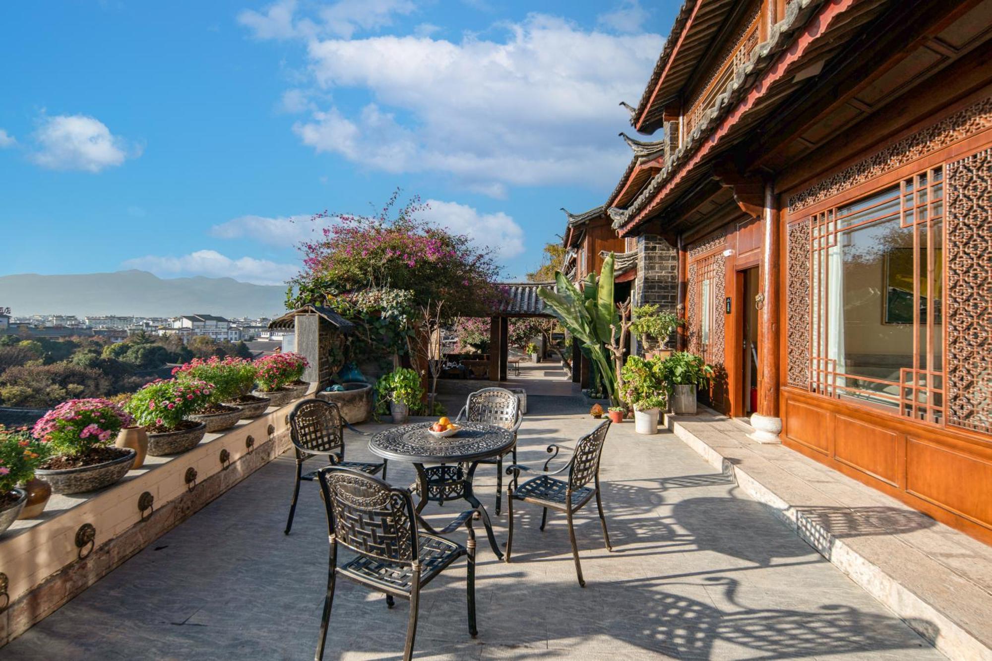 Lijiang Byw Mount View Inn Kültér fotó