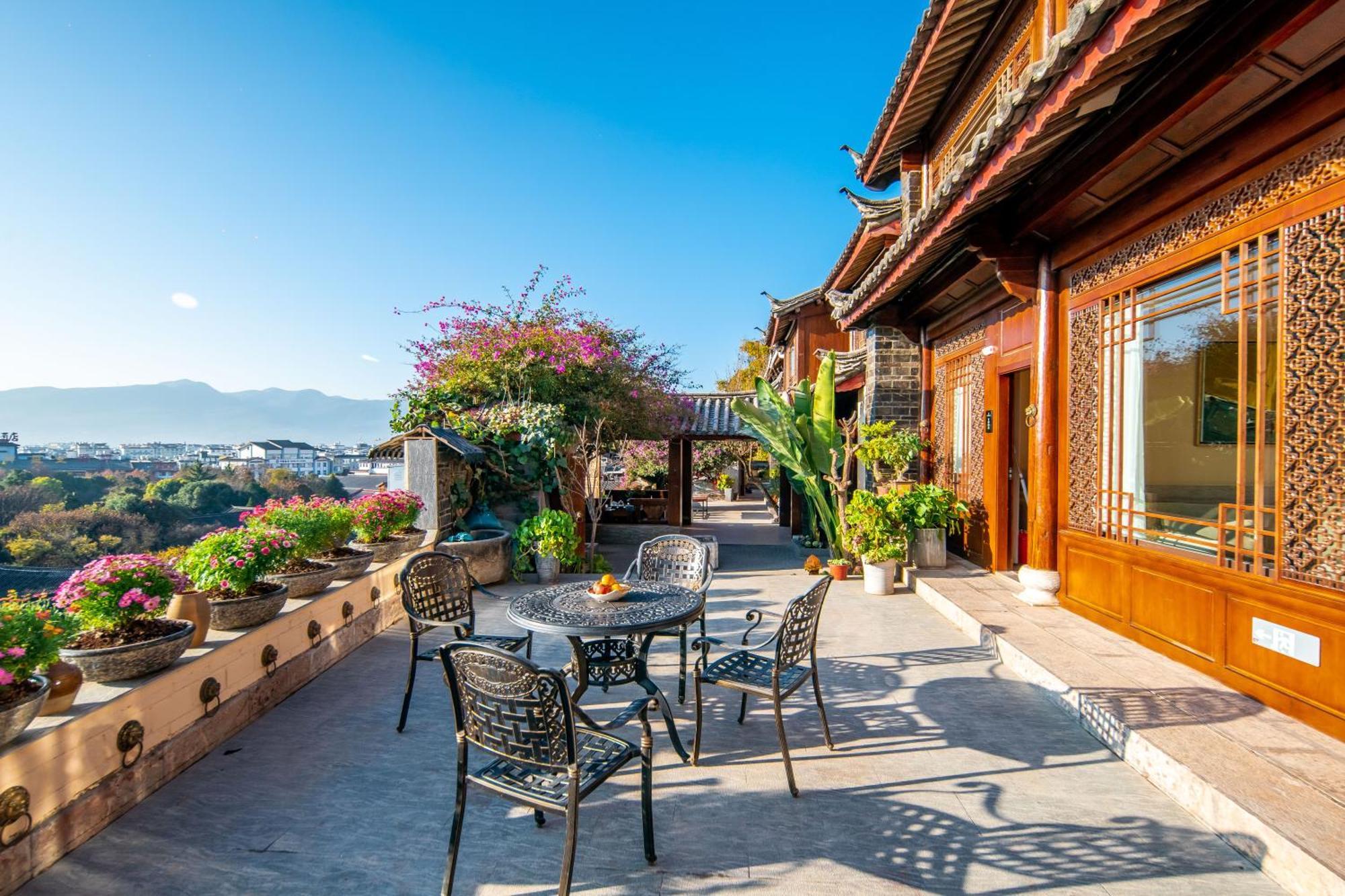Lijiang Byw Mount View Inn Kültér fotó